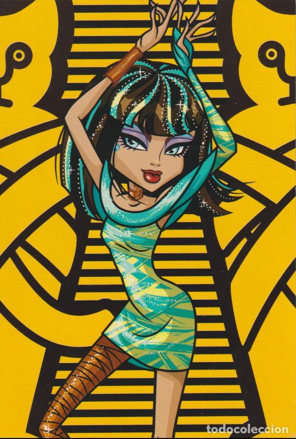 Trading Cards: POSTAL MONSTER HIGH &ndash; PERSONAJE: CLEO DE NILE - PHOTOCARD N&ordm;17 &ndash; PANINI 2011 - MATTEL
