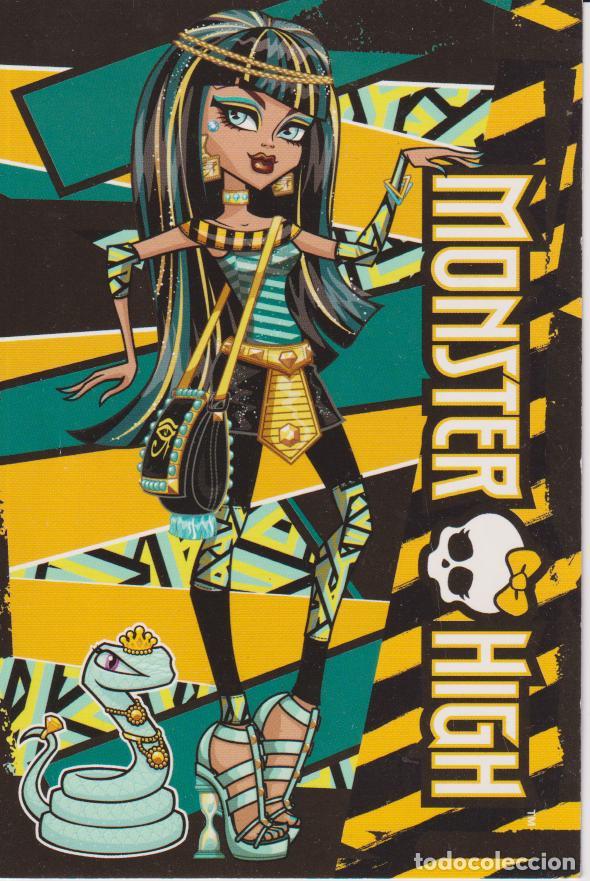 Trading Cards: POSTAL MONSTER HIGH &ndash; PERSONAJE: CLEO DE NILE - PHOTOCARD N&ordm;12 &ndash; PANINI 2011 - MATTEL