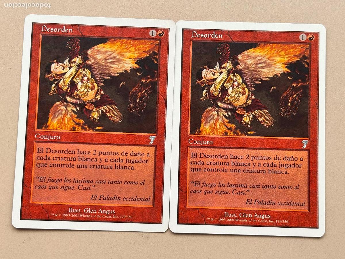 Trading Cards: MAGIC THE GATHERING - DESORDEN x 2 ( S&Eacute;PTIMA EDICI&Oacute;N )