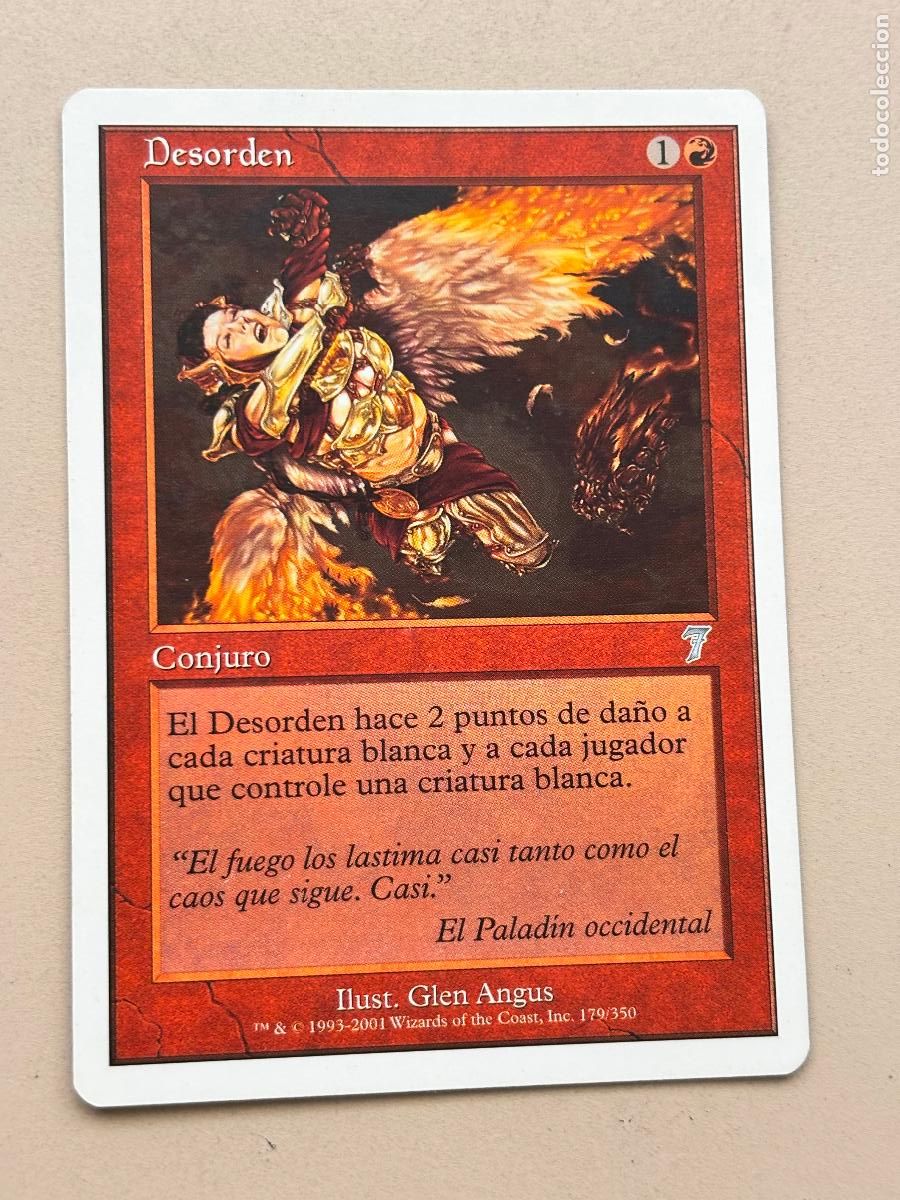 Trading Cards: MAGIC THE GATHERING - DESORDEN ( S&Eacute;PTIMA EDICI&Oacute;N )