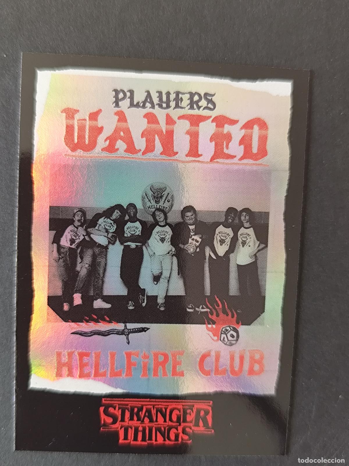 Trading Cards: CARD 95 CLUB FUEGO INFERNAL HELLFIRE STRANGER THINGS THIS IS OUR STORY 2026 PANINI