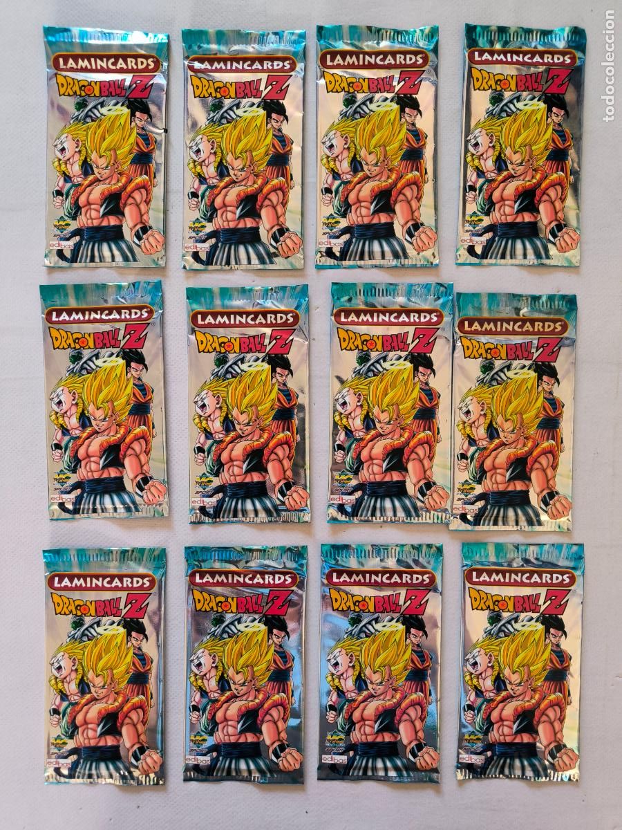 Trading Cards: LOTE 12 SOBRES DRAGON BALL Z LAMINCARDS - EDIBAS - EN ESPA&Ntilde;OL - 2008 - SIN ABRIR, NUEVO