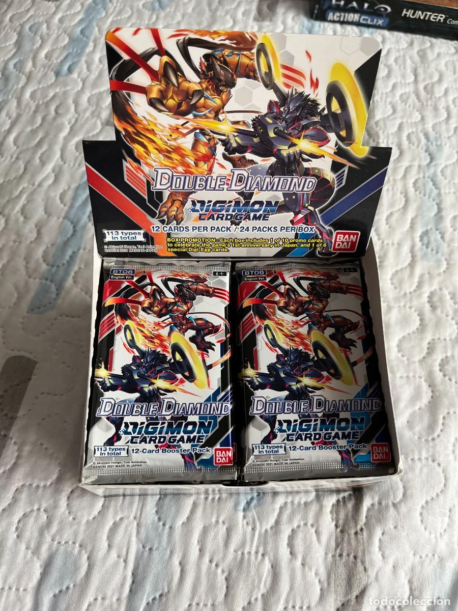 Trading Cards: 24 SPBRES DIGIMON NUEVOS DOUBLE DIAMOND - KREATEN TCG