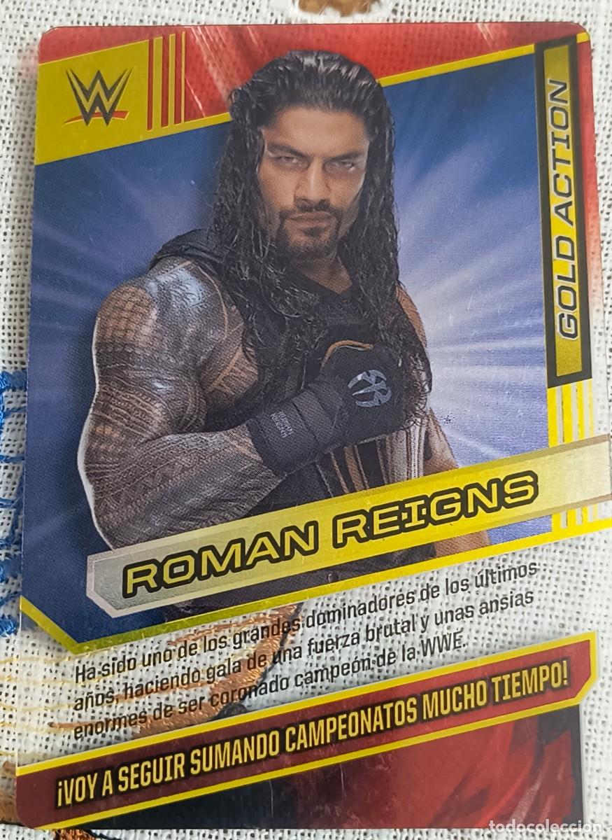 Trading Cards: TRADING CARD | WWE - PANINI #014 ROMAN REIGNS / GOLD ACTION - (2016)