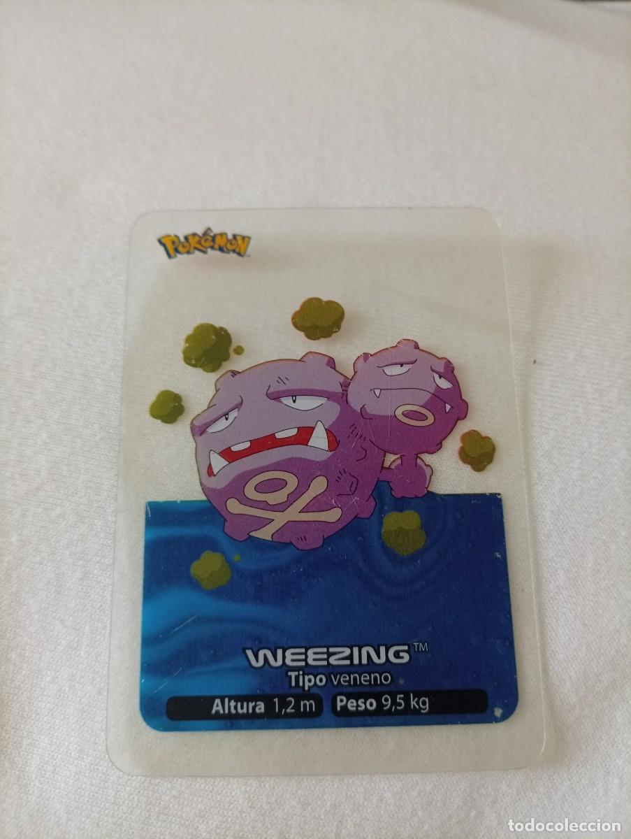 Trading Cards: Carta coleccionable de Pok&eacute;mon del personaje Weezing. - Modelo: Weezing 110 - Colecci&oacute;n: Lamincards