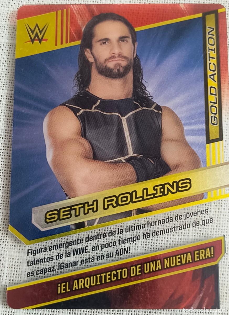 Trading Cards: TRADING CARD | WWE - PANINI #024 SETH ROLLINS / GOLD ACTION - (2016)