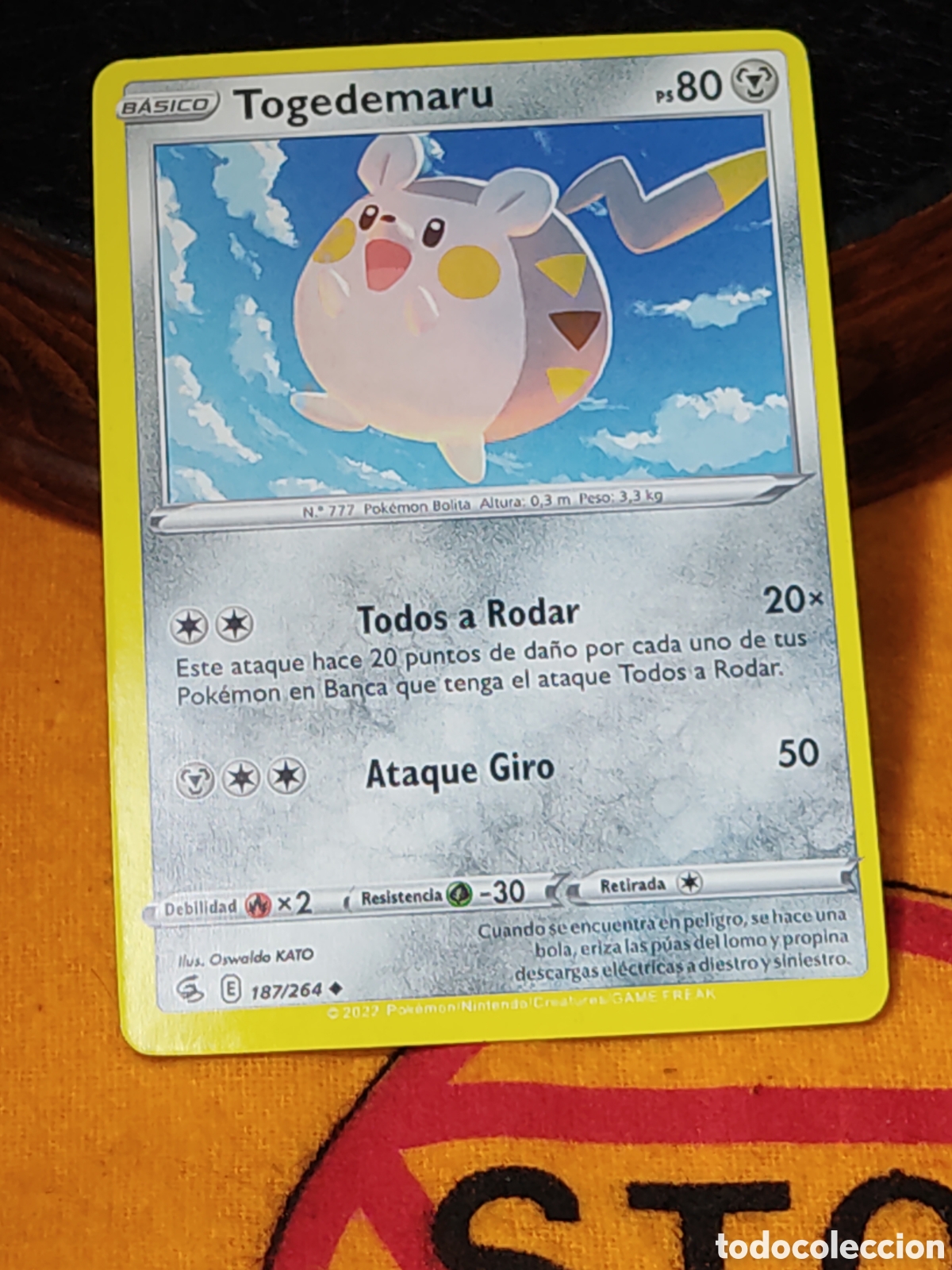 Trading Cards: Carta Pok&eacute;mon Togedemaru & 187/264