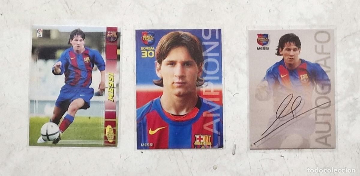 Sammelkarten: MESSI ROOKIE CARD MEGACRACKS 71 BIS BARSA CAMPEON 35 y 89 Reprint
