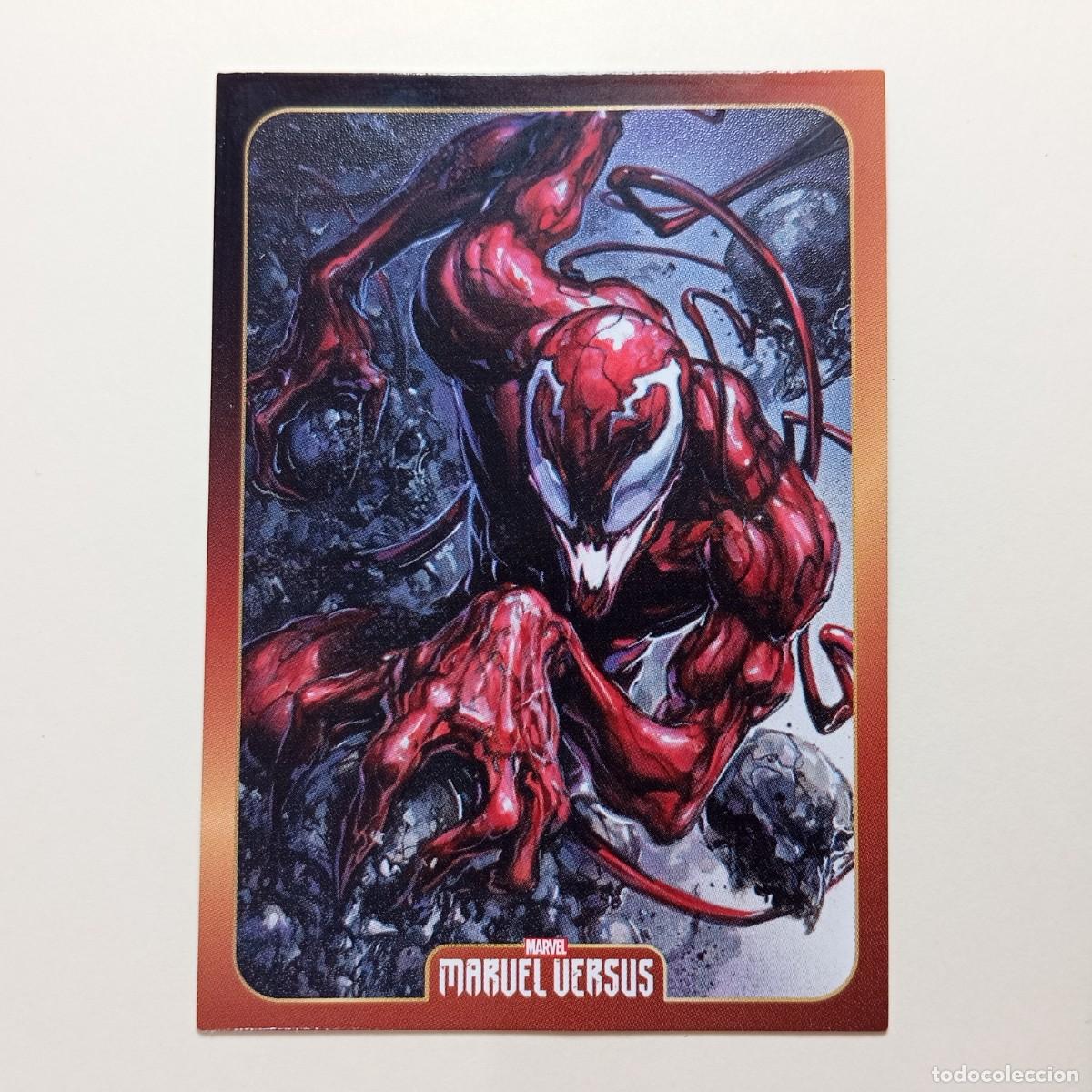 Trading Cards: ⚜️ 127. Carnage. Marvel Versus. Panini official trading cards 2022. Mint State