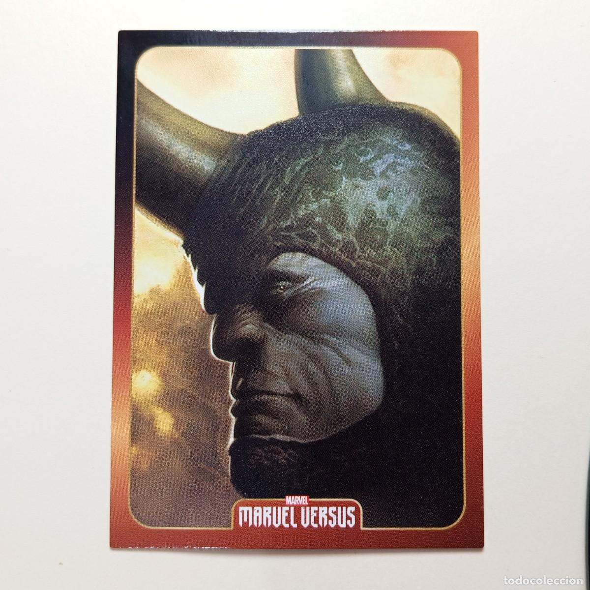 Trading Cards: ⚜️ 144. Rhino. Marvel Versus. Panini official trading cards 2022. Mint State