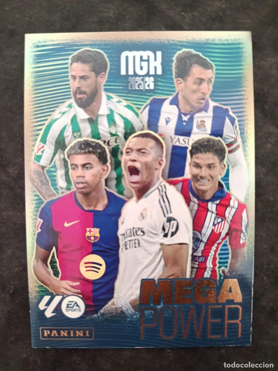 Trading Cards: MGK 2025/26. #441 MEGA POWER. MBAPPE, YAMAL, JULIAN &Aacute;LVAREZ, ISCO, OYARZABAL