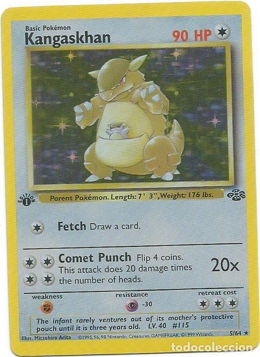 Trading Cards: KANGASKHAN - POK&Eacute;MON - INGLES - ANTIGUA CARD