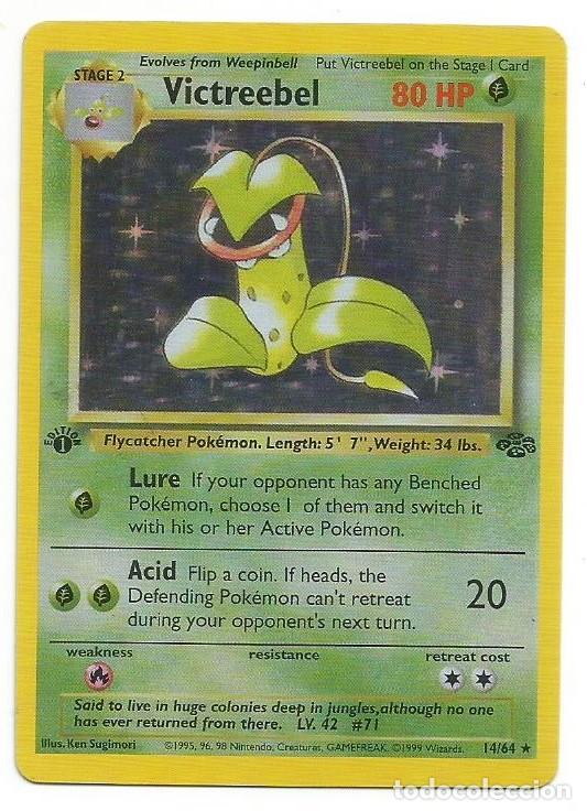 Trading Cards: VICTREEBEL - POK&Eacute;MON - INGLES - ANTIGUA CARD