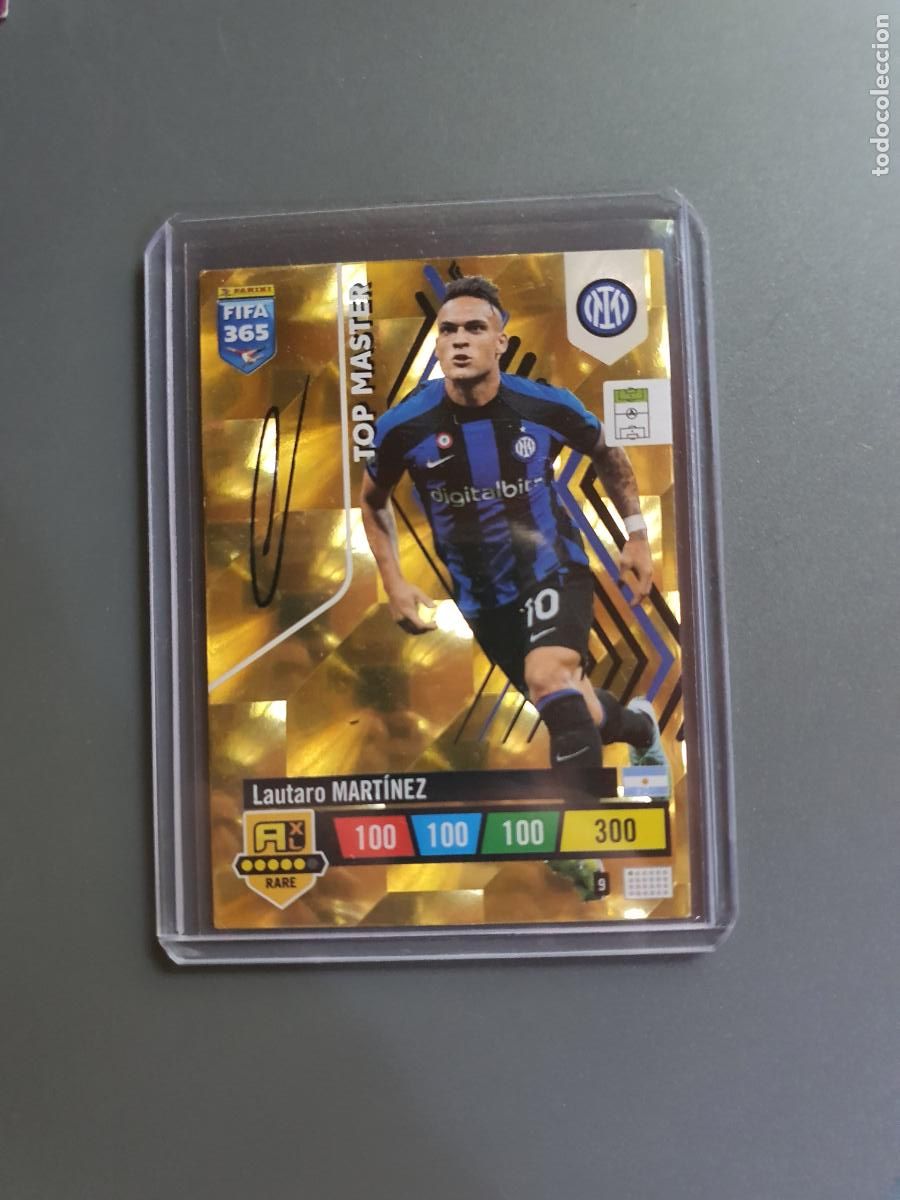 Trading Cards: LAUTARO MARTINEZ TOP MASTER FUTBOL LIGA - CARTA CROMO PANINI ADRENALYN XL ORO 2023 2024