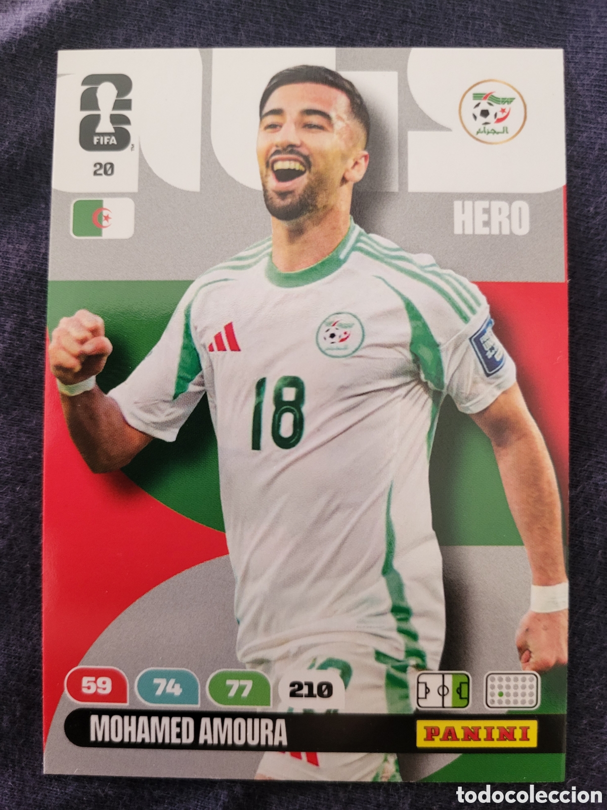 Trading Cards: 20 Mohamed Amoura / Adrenalyn XL World Cup 2026