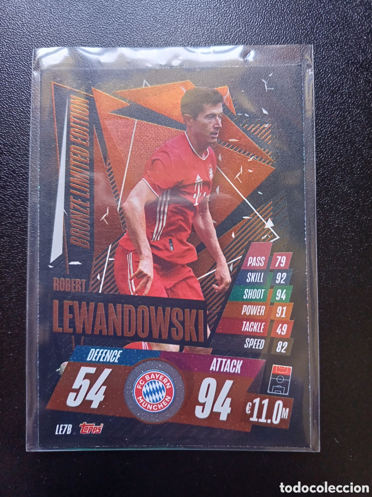 Trading Cards: #LE7B ROBERT LEWANDOSKI FC BAYERN MUNCHEN BRONZE LIMITED EDITION TOPPS MATCH ATTAX 2020/21