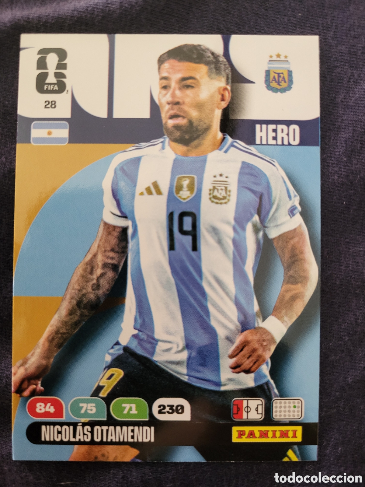 Trading Cards: 28 Nicolas Otamendi / Adrenalyn XL World Cup 2026