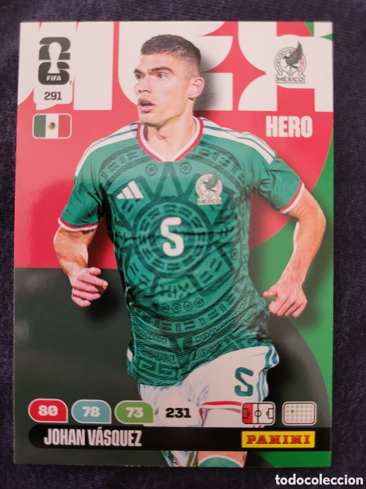 Trading Cards: 291 Johan Vasquez / Adrenalyn XL World Cup 2026