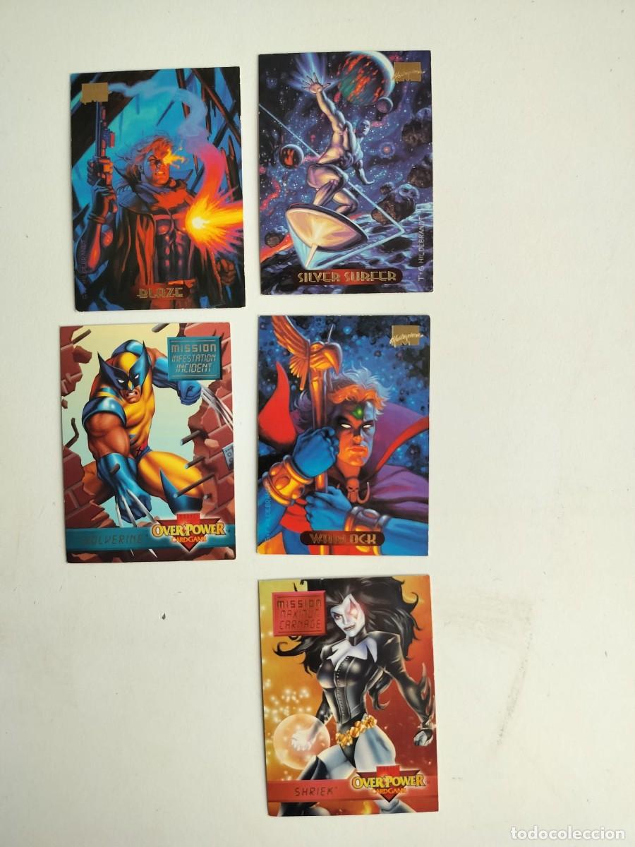 Trading Cards: tarjetas super heroes a&ntilde;os 90