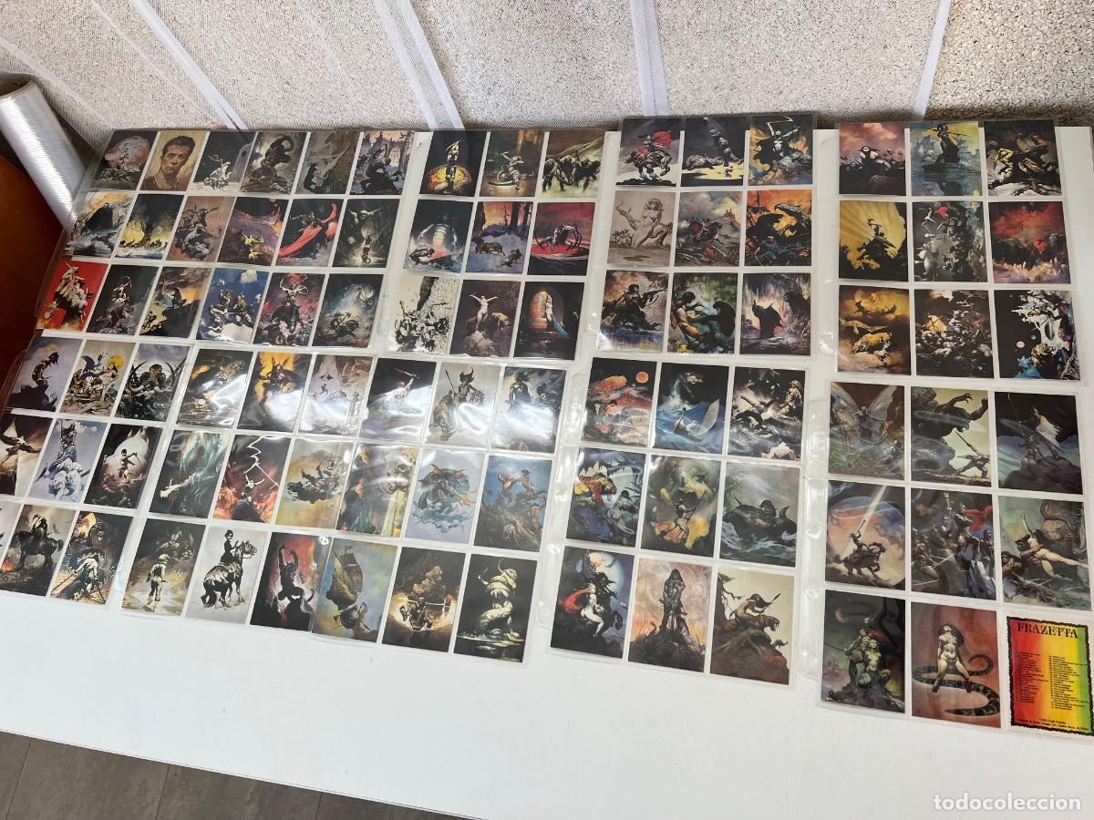 Trading Cards: FRANK FRAZETTA TRADING CARDS 90 COLECCION COMPLETA