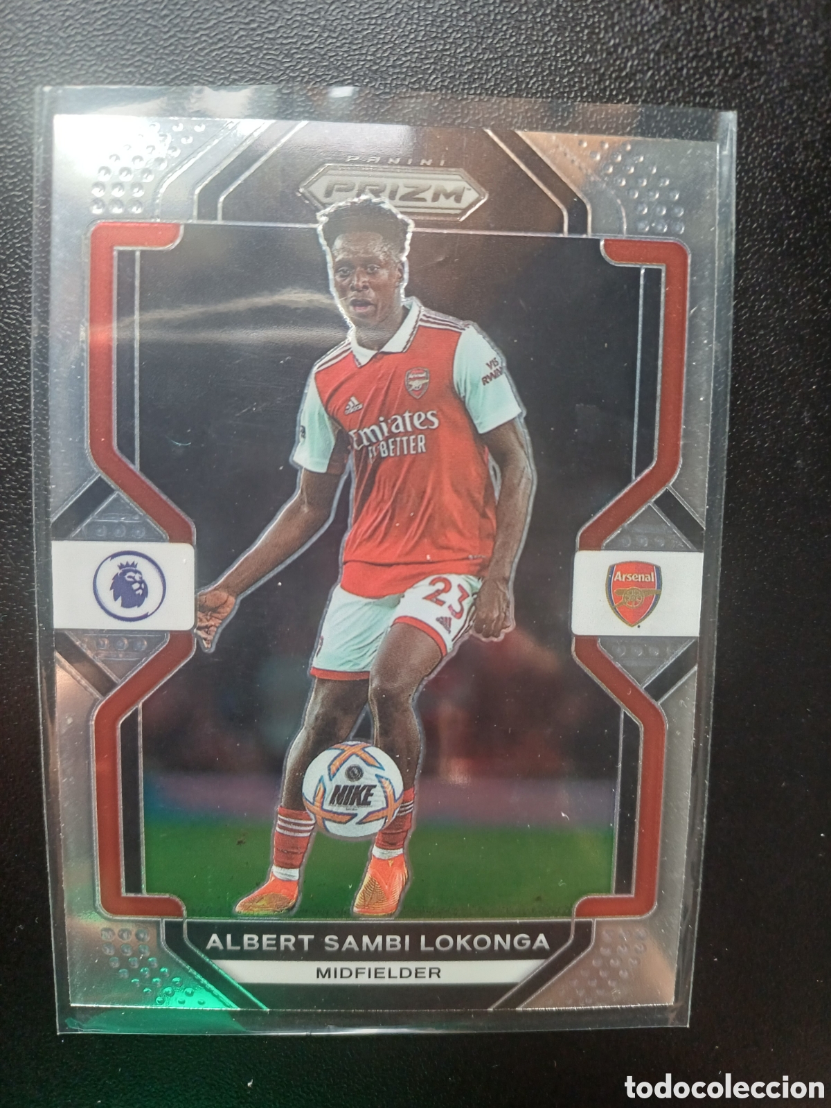 Trading Cards: #168 ALBERT SAMBI LOKONGA ARSENAL PANINI PRIZM PREMIER LEAGUE 2022-23