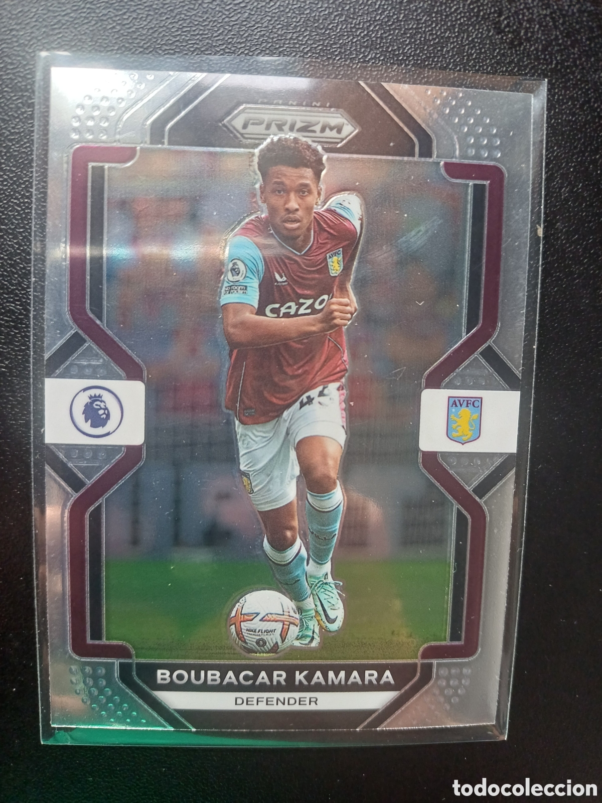 Trading Cards: #284 BOUBACAR KAMARA ASTON VILLA PANINI PRIZM PREMIER LEAGUE 2022-23