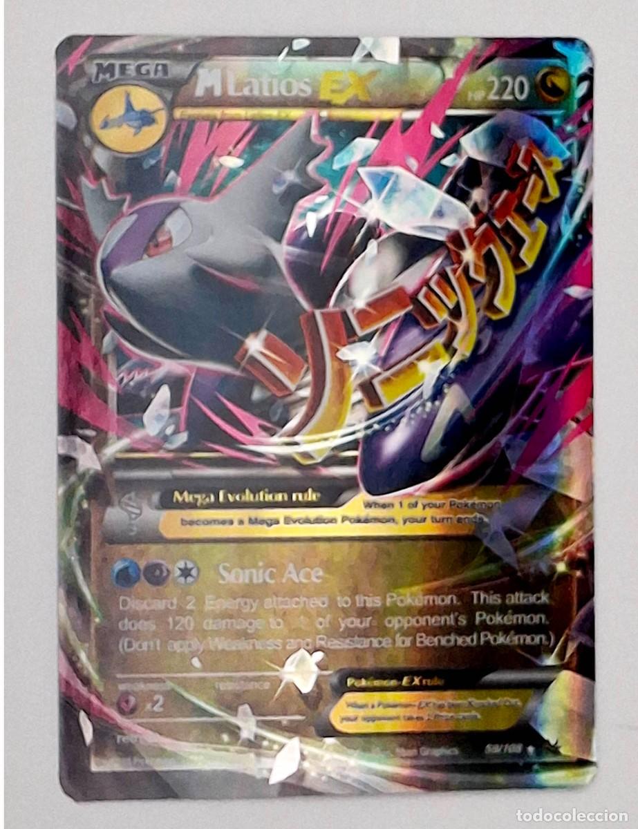 Trading Cards: Pok&eacute;mon TCG de Mega Latios EX (#59) de la expansi&oacute;n XY, hologr&aacute;fica