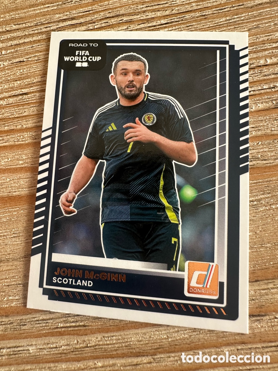 Trading Cards: JOHN MCGINN ESCOCIA 133 DONRUSS ROAD TO WORLD CUP PANINI MUNDIAL WORLD CUP 2026 USA CAN MEX