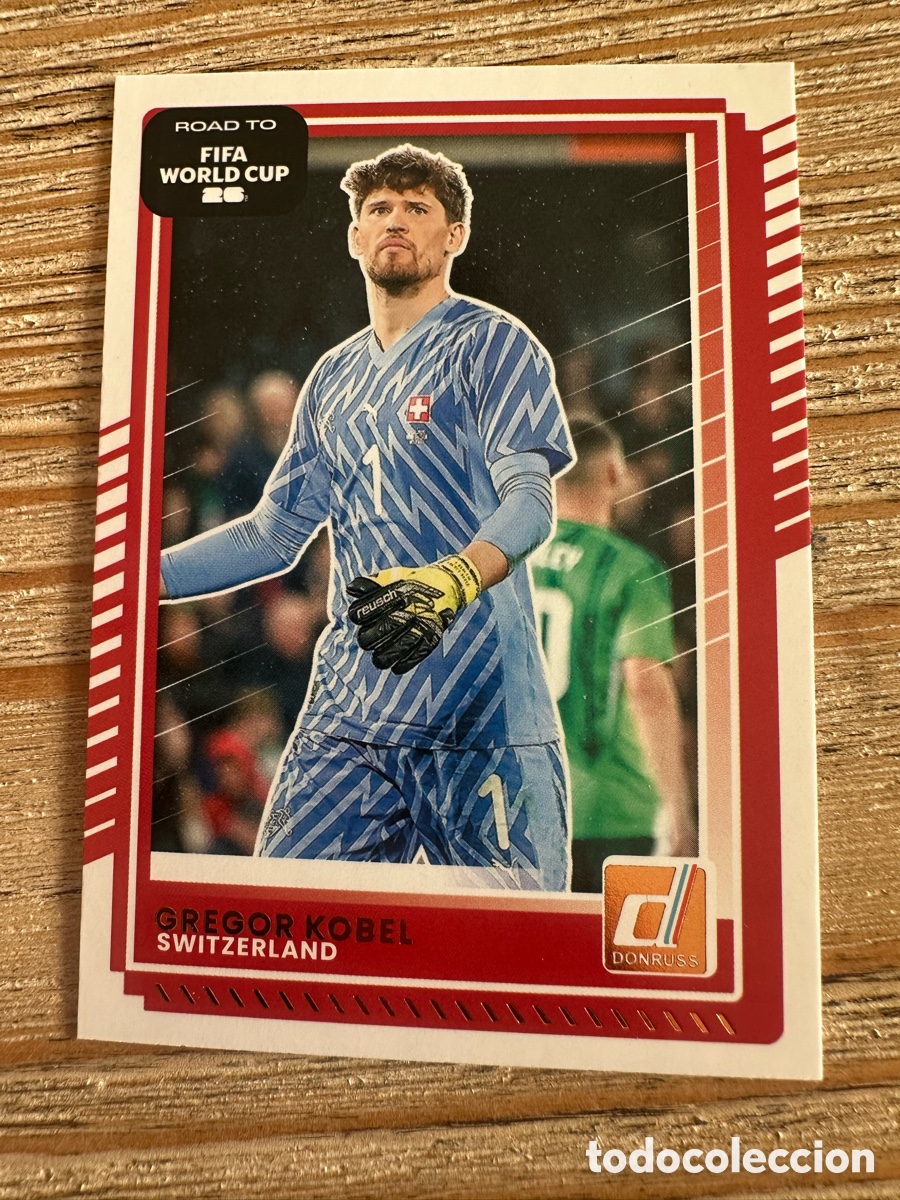 Trading Cards: GREGOR KOBEL SUIZA 175 DONRUSS ROAD TO WORLD CUP PANINI MUNDIAL WORLD CUP 2026 USA CAN MEX