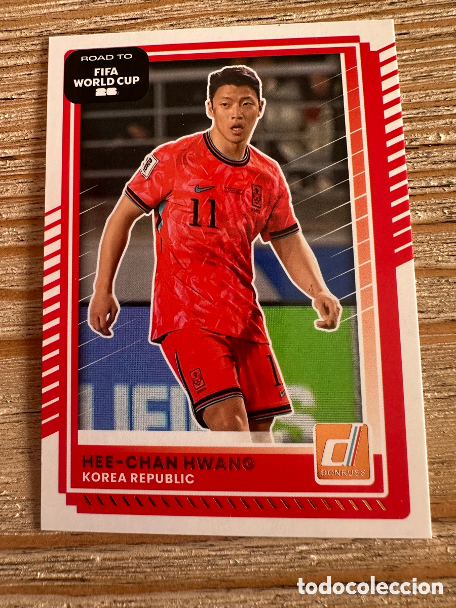 Trading Cards: HEE-CHAN HWANG KOREA 103 DONRUSS ROAD TO WORLD CUP PANINI MUNDIAL WORLD CUP 2026 USA CAN MEX