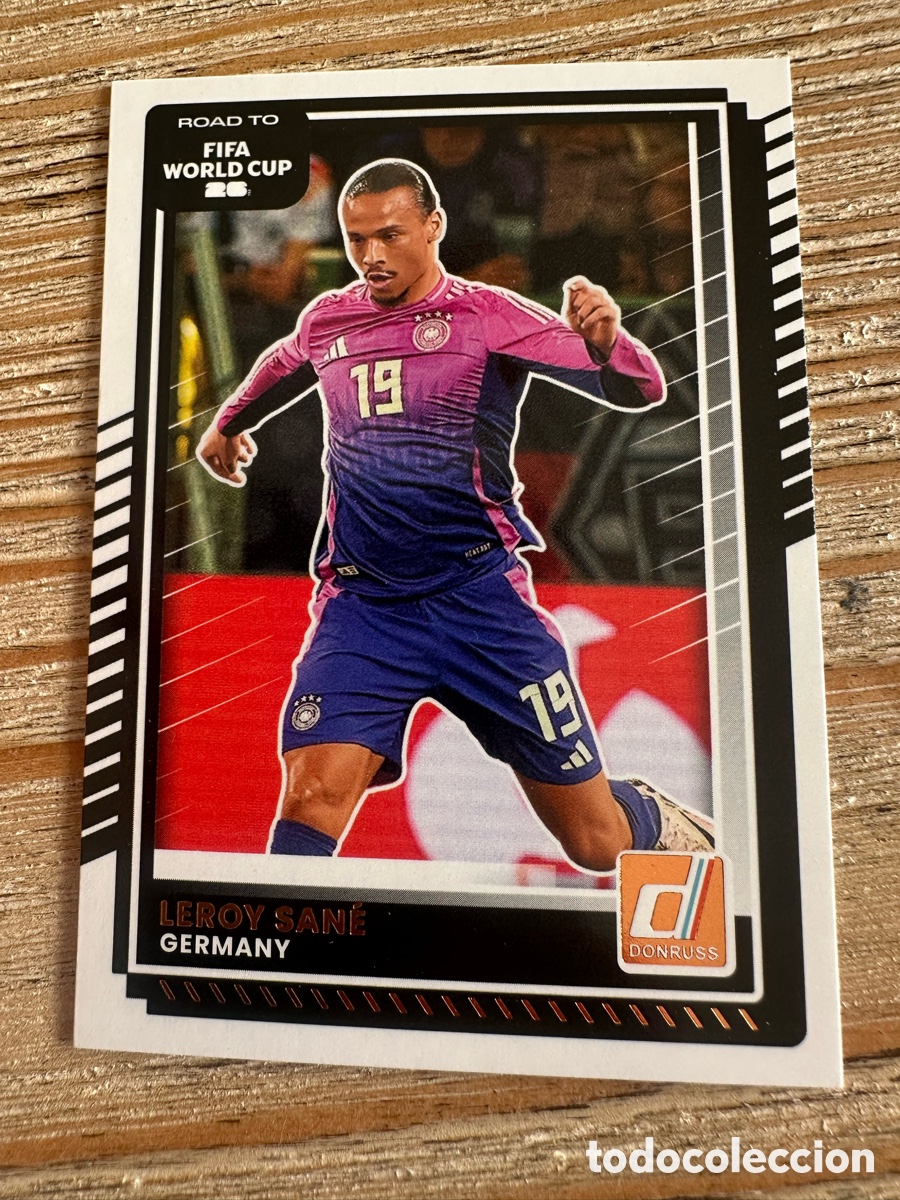 Trading Cards: LEROY SANE ALEMANIA 37 DONRUSS ROAD TO WORLD CUP PANINI MUNDIAL WORLD CUP 2026 USA CAN MEX
