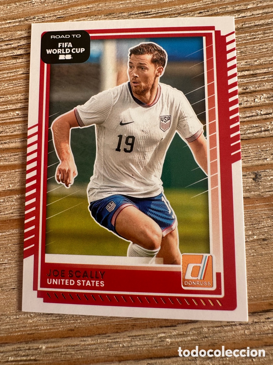 Trading Cards: JOE SCALLY USA 23 DONRUSS ROAD TO WORLD CUP PANINI MUNDIAL WORLD CUP 2026 USA CAN MEX