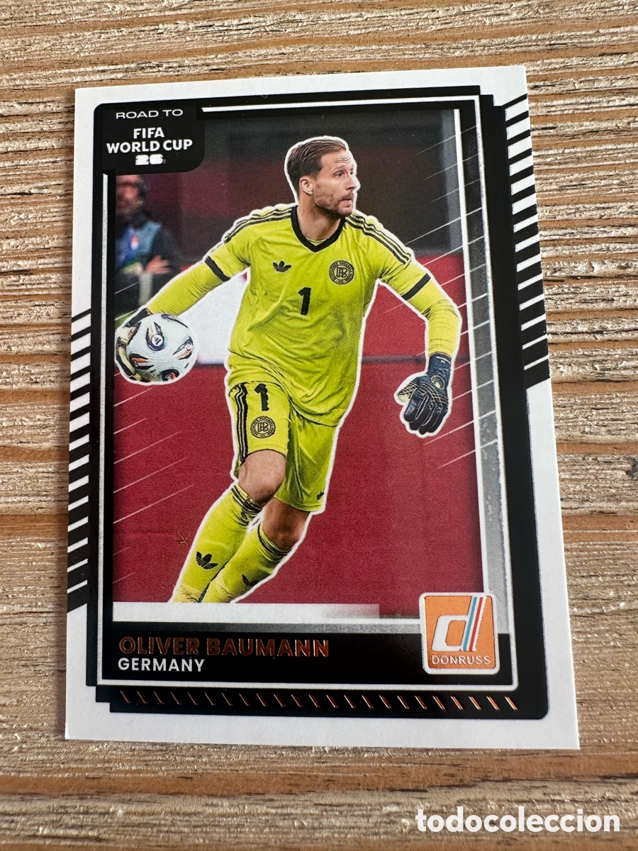 Trading Cards: OLIVER BAUMANN ALEMANIA 32 DONRUSS ROAD TO WORLD CUP PANINI MUNDIAL WORLD CUP 2026 USA CAN MEX