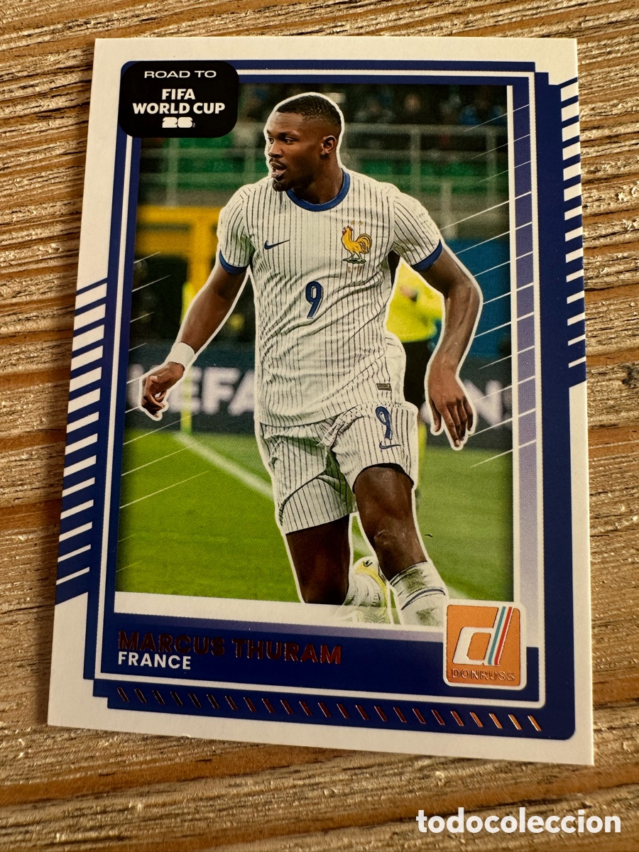 Trading Cards: MARCUS THURAM FRANCIA 148 DONRUSS ROAD TO WORLD CUP PANINI MUNDIAL 2026 USA CAN MEX