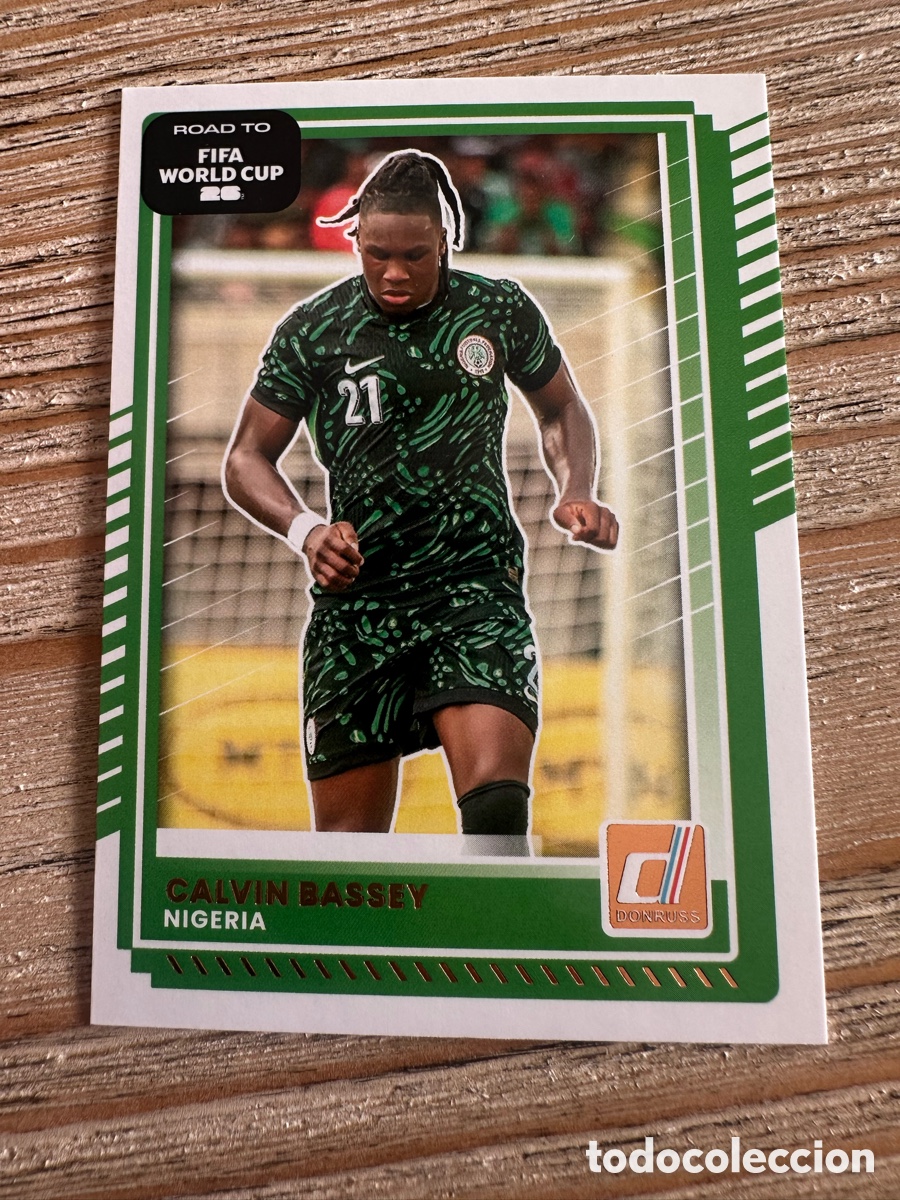 Trading Cards: CALVIN BASSEY NIGERIA 189 DONRUSS ROAD TO WORLD CUP PANINI MUNDIAL 2026 USA CAN MEX