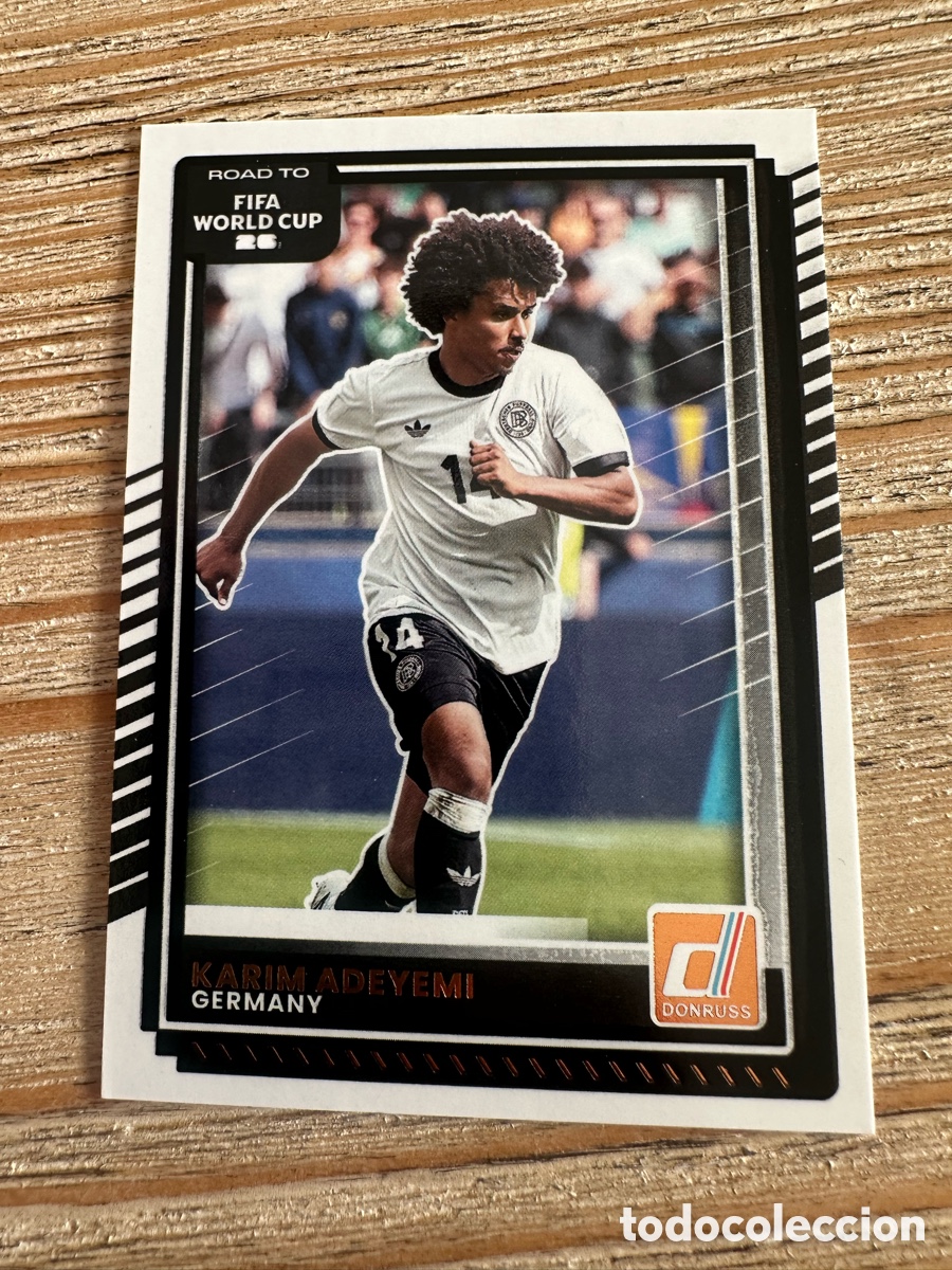 Trading Cards: KARIM ADEYEMI ALEMANIA 31 DONRUSS ROAD TO WORLD CUP PANINI MUNDIAL 2026 USA CAN MEX