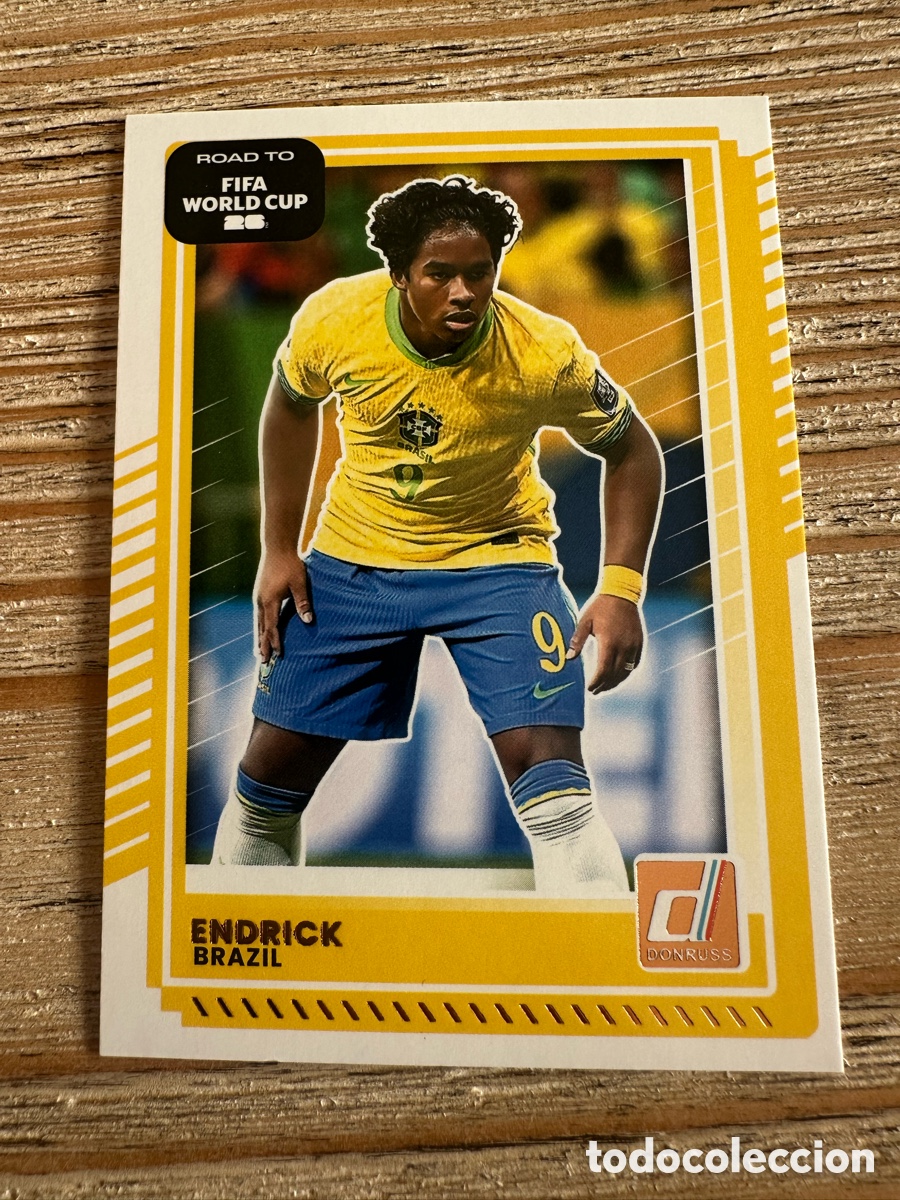 Trading Cards: ENDRICK BRASIL 188 DONRUSS ROAD TO FIFA WORLD CUP 26 MUNDIAL USA CAN MEX 2026 PANINI