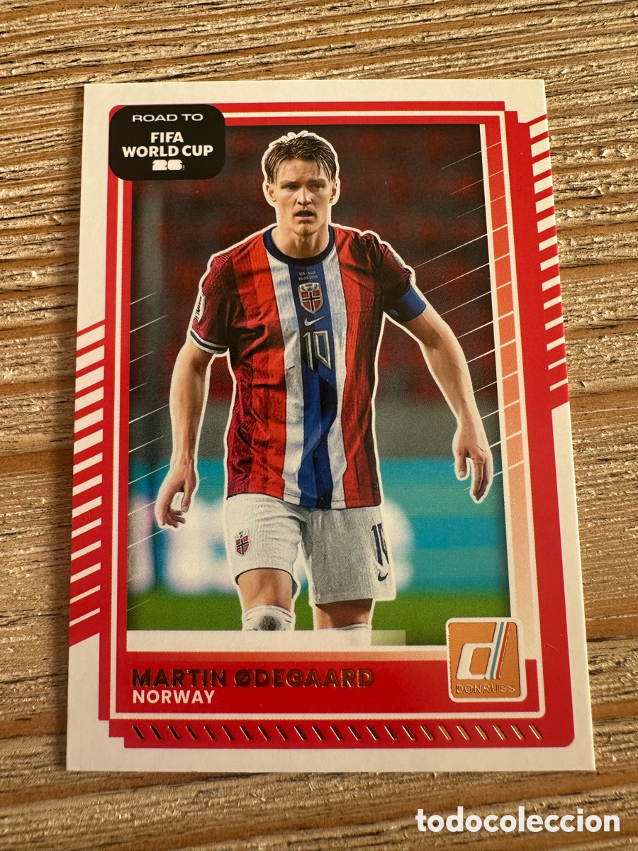 Trading Cards: MARTIN ODEGAARD NORUEGA 166 DONRUSS ROAD TO FIFA WORLD CUP 26 MUNDIAL USA CAN MEX 2026 PANINI