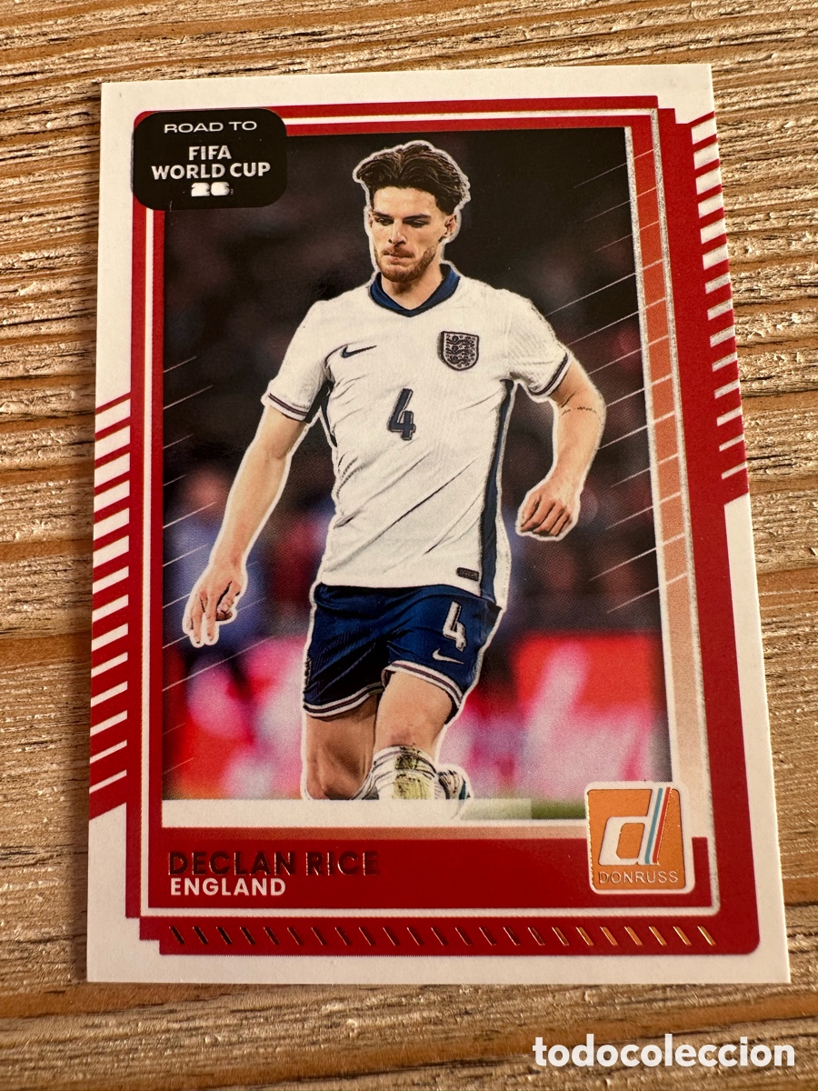 Trading Cards: DECLAN RICE INGLATERRA 66 DONRUSS ROAD TO FIFA WORLD CUP 26 MUNDIAL USA CAN MEX 2026 PANINI