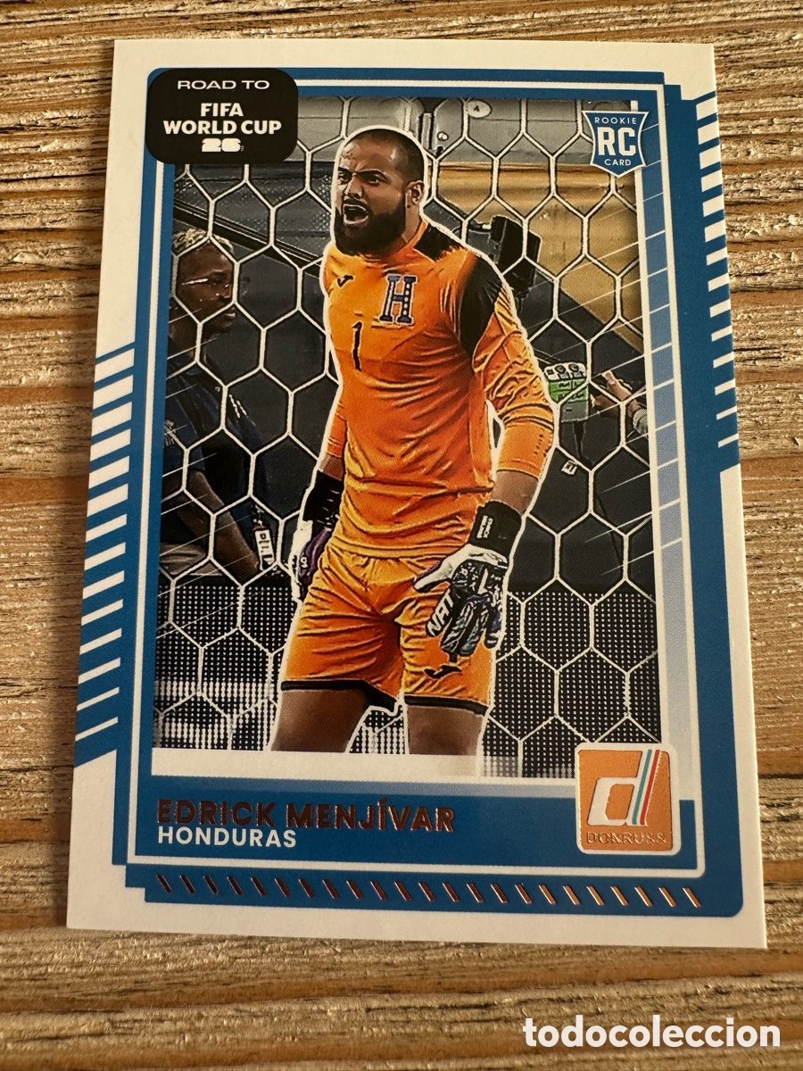 Trading Cards: EDRICK MENJIVAR HONDURAS 106 DONRUSS ROAD TO FIFA WORLD CUP 26 MUNDIAL USA CAN MEX 2026 PANINI