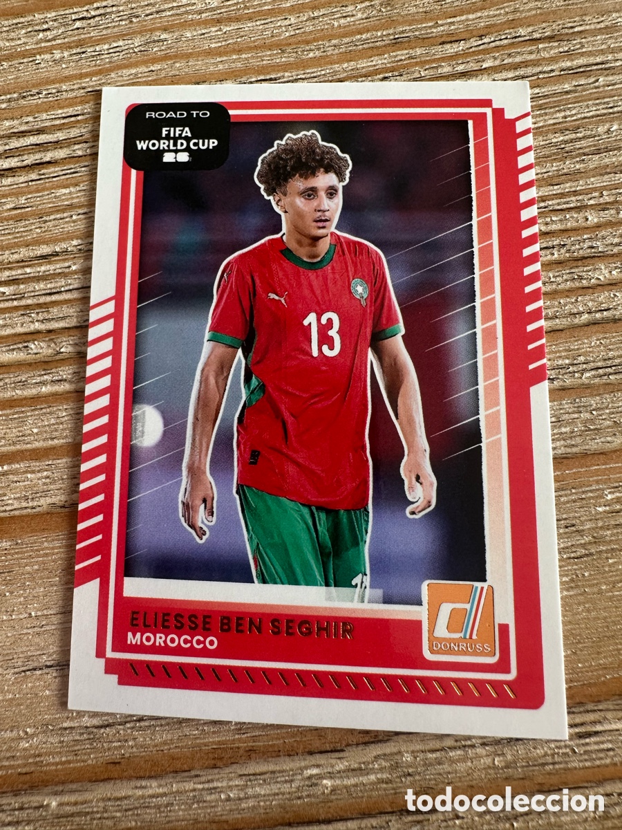 Trading Cards: ELIESSE BEN SEGHIR MARRUECOS 98 DONRUSS ROAD TO FIFA WORLD CUP 26 MUNDIAL USA CAN MEX 2026 PANINI
