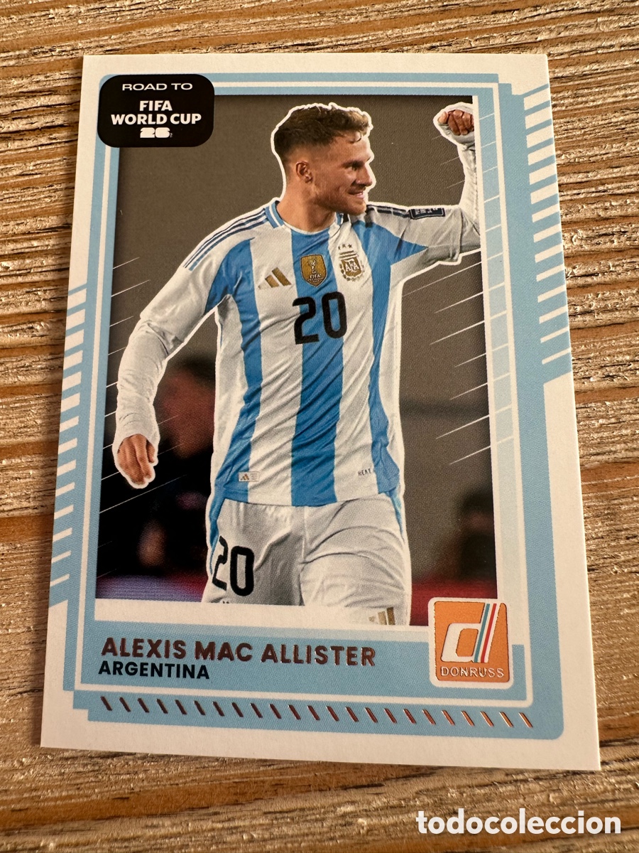 Trading Cards: ALEXIS MAC ALLISTER ARGENTINA 156 DONRUSS ROAD TO FIFA WORLD CUP 26 MUNDIAL USA CAN MEX 2026 PANINI
