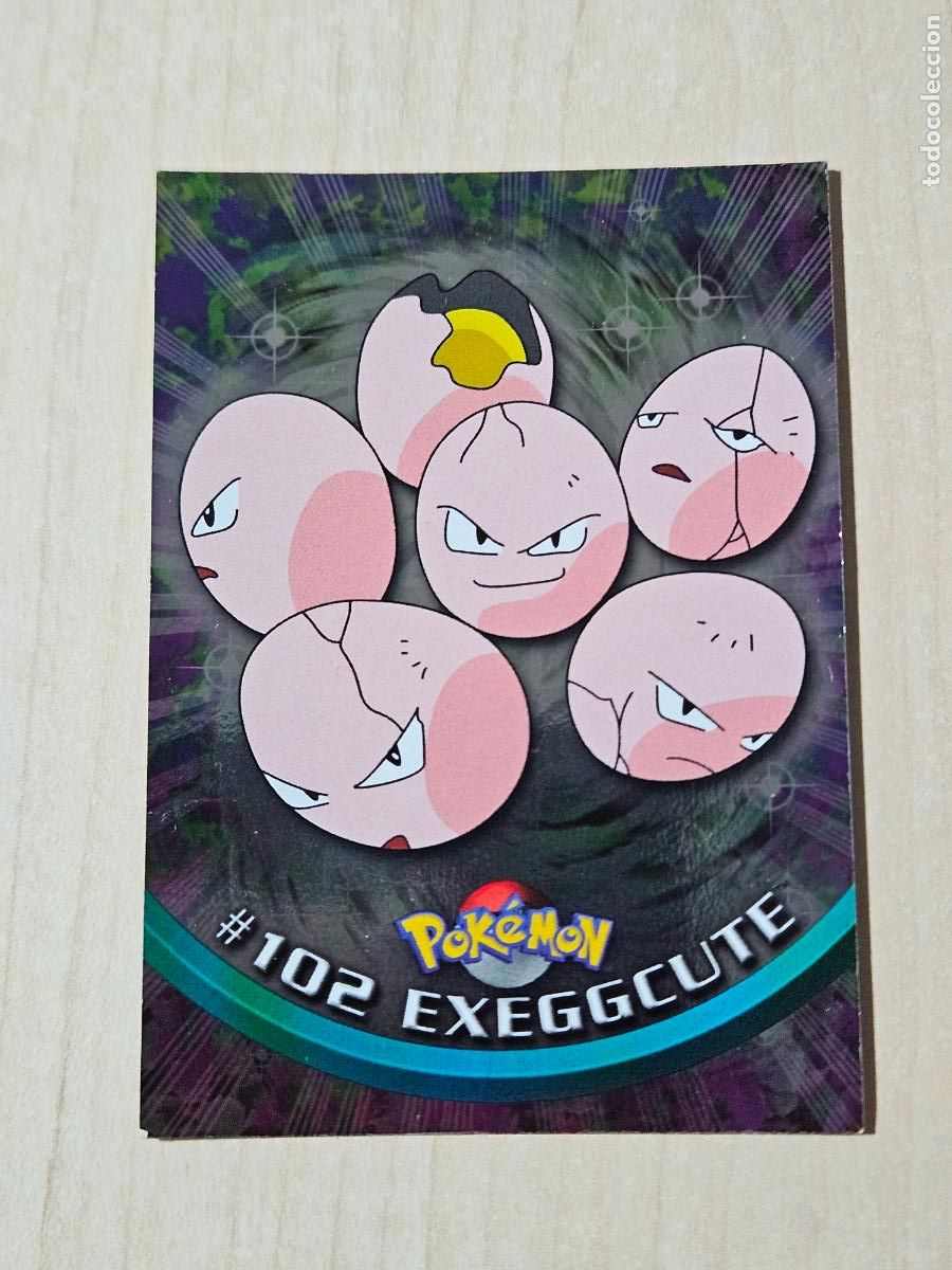 Trading Cards: N&ordm; 102 EXEGGCUTE - TOPPS POKEMON TRADING CARD