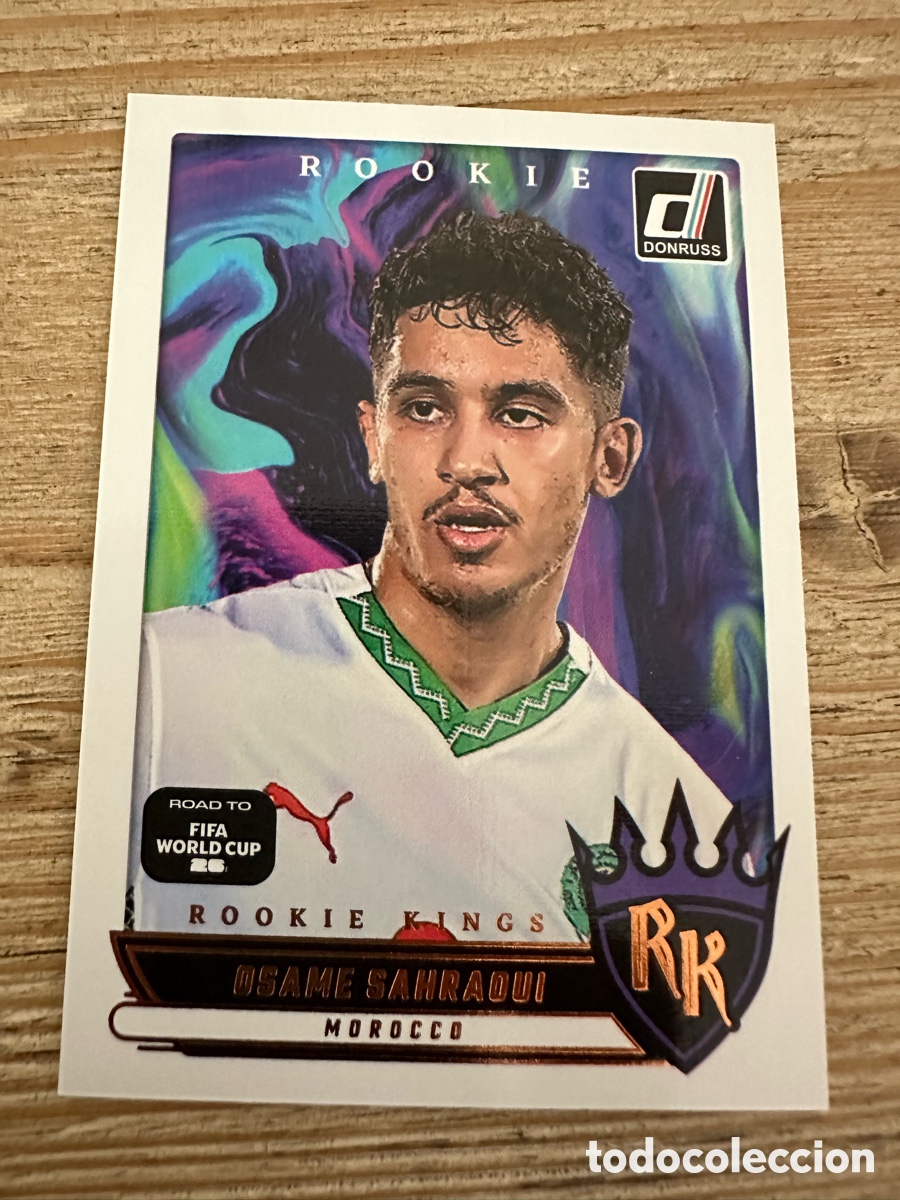 Trading Cards: OSAME SAHRAOUI MARRUECOS ROOKIE KINGS 3 DONRUSS ROAD TO FIFA WORLD CUP MUNDIAL USA CAN MEX26 PANINI