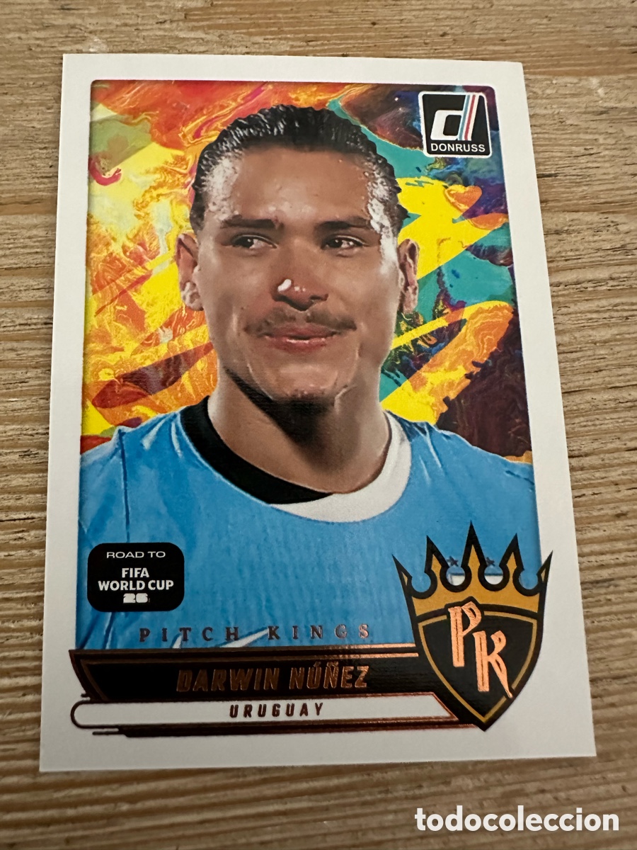 Trading Cards: DARWIN NU&Ntilde;EZ URUGUAY PITCH KINGS 20 DONRUSS ROAD TO FIFA WORLD CUP MUNDIAL USA CAN MEX26 PANINI