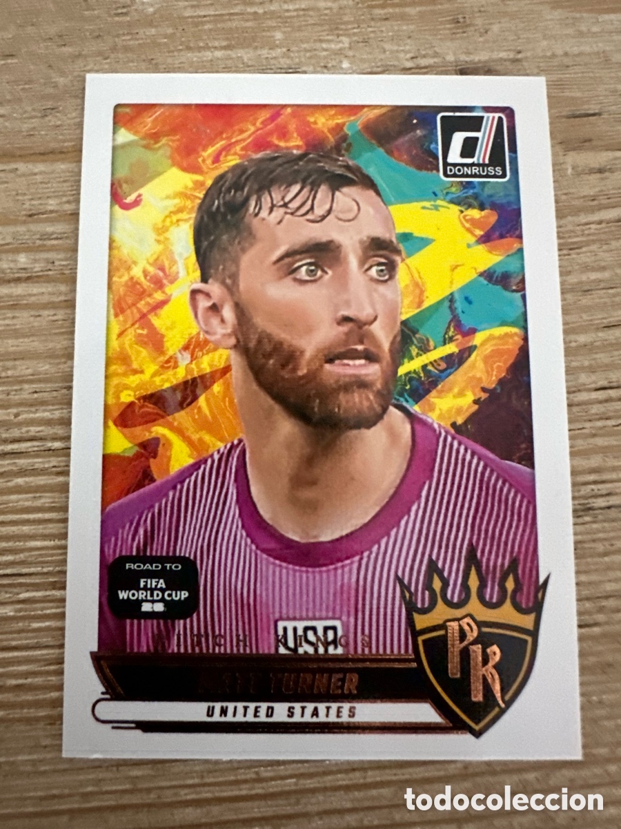 Trading Cards: MATT TURNER USA PITCH KINGS 4 DONRUSS ROAD TO FIFA WORLD CUP 2026 MUNDIAL USA CAN MEX 26 PANINI