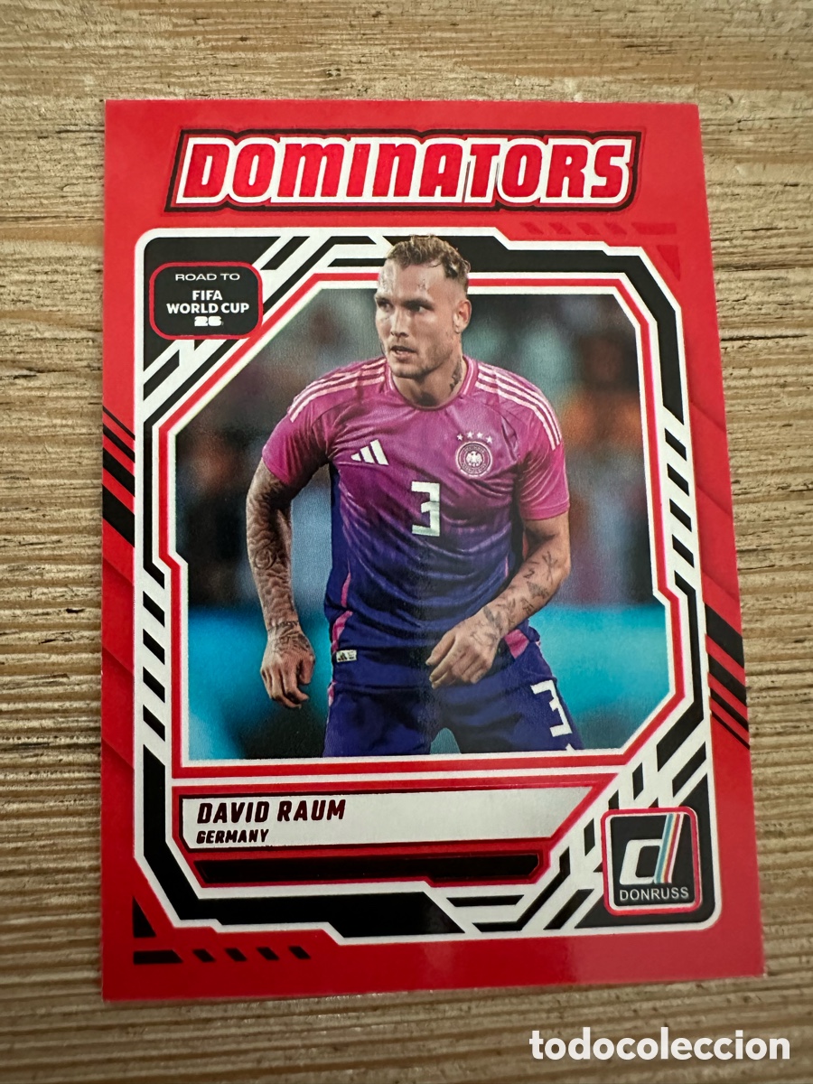 Trading Cards: DAVID RAHM ALEMANIA DOMINATORS 11 RED PARALLEL DONRUSS ROAD TO FIFA WORLD CUP 2026 PANINI