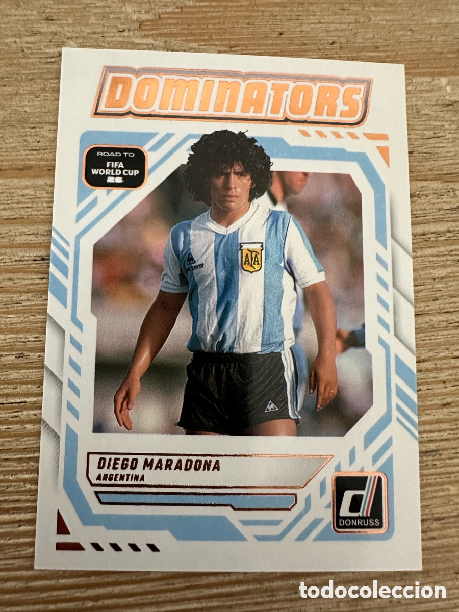 Trading Cards: MARADONA ARGENTINA DOMINATORS 23 DONRUSS ROAD TO FIFA WORLD CUP 2026 MUNDIAL USA CAN MEX 26 PANINI