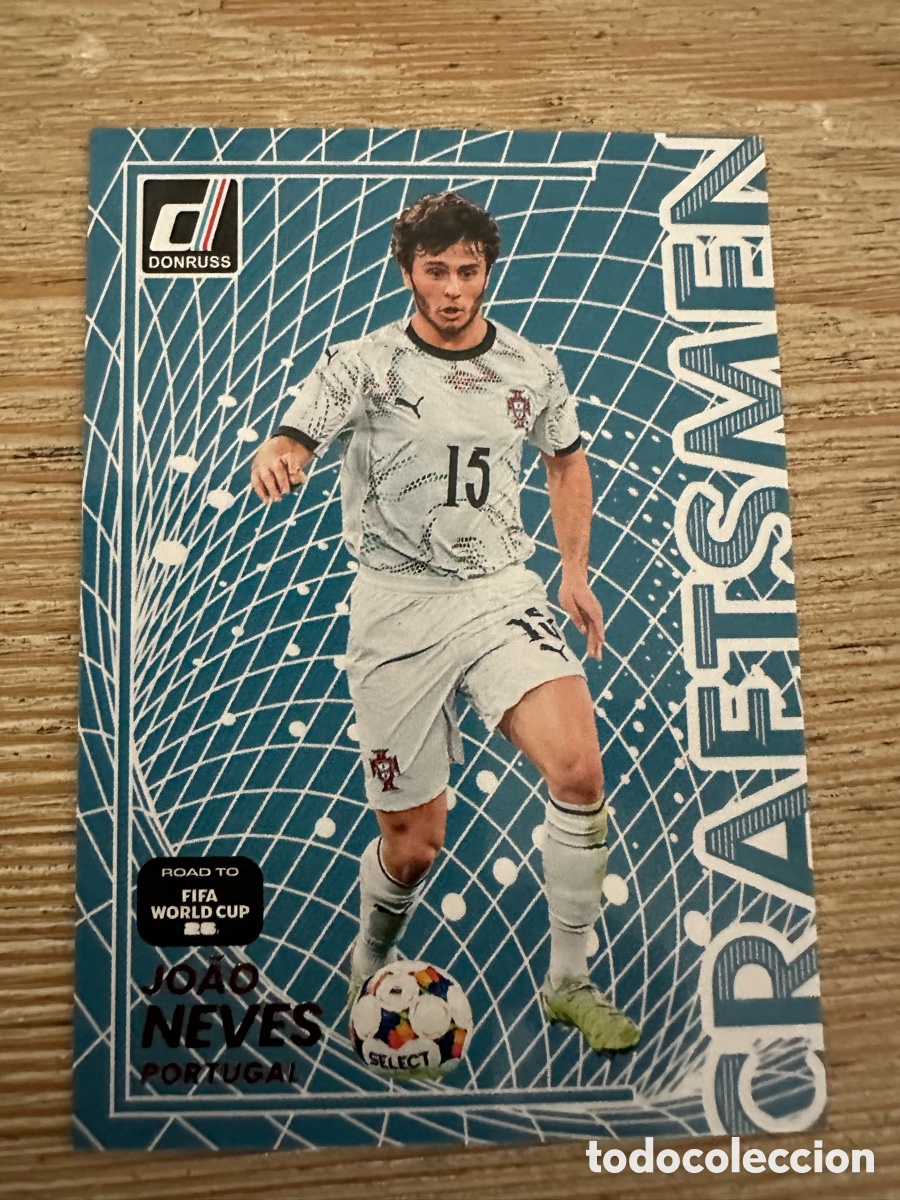 Trading Cards: JOAO NEVES PORTUGAL CRAFTSMEN 23 DONRUSS ROAD TO FIFA WORLD CUP 2026 MUNDIAL USA CAN MEX 26 PANINI