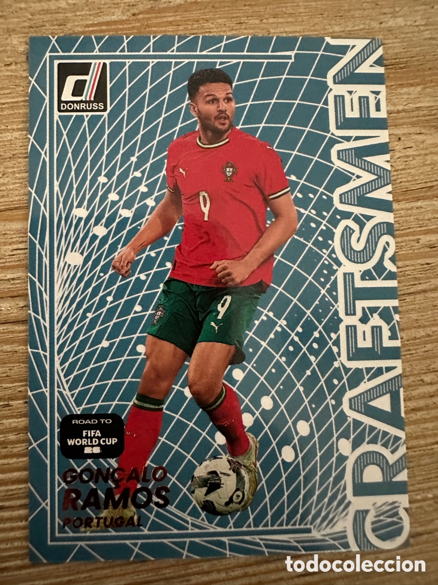 Trading Cards: GONZALO RAMOS PORTUGAL CRAFTSMEN 23 DONRUSS ROAD TO FIFA WORLD CUP 2026 MUNDIAL USA CAN MEX PANINI